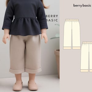 18&quot; Doll - Combs Pants PDF Sewing Pattern (Made for American Girl, Fits Our Generation Too!)