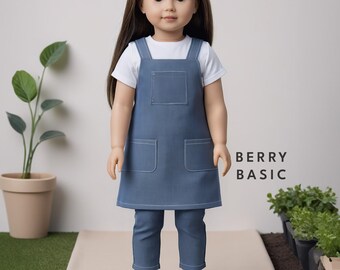 18" Doll - Claytone Apron PDF Sewing Pattern (Made for American Girl, Fits Our Generation Too!)