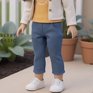 18&quot; Doll - Eisa Pants PDF Sewing Pattern (Made for American Girl, Fits Our Generation Too!)