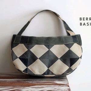 カテリーナバッグ PDF 縫製パターン（2サイズ） - 簡単な縫製パターン