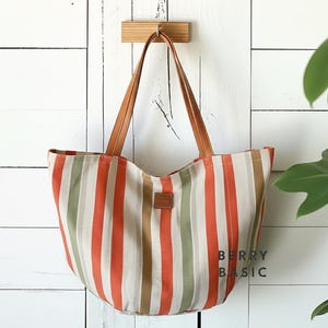 Patrón de costura en PDF para bolso Yunus (2 tamaños) - Patrón de costura fácil