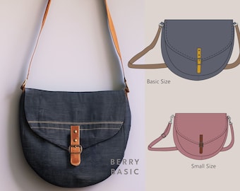 Dale Cross Bag PDF Sewing Pattern (2 Sizes) - Easy Sewing pattern