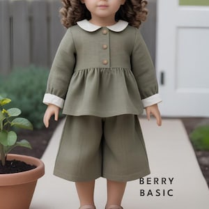 18&quot; Doll - Lottie Pants PDF Sewing Pattern (Made for American Girl, Fits Our Generation Too!)