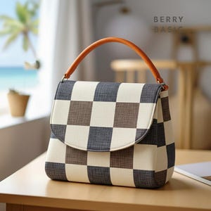 Padrão de costura em PDF para bolsa Powell (2 tamanhos) - Padrão de costura fácil