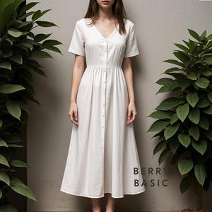 Obrien Dress PDF Sewing Pattern  - 4 Kinds of Paper (A4, US Letter, A0, 36&quot;x48&quot;)