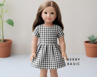 18" Doll - Faris Dress PDF Sewing Pattern (Made for American Girl, Fits Our Generation Too!)