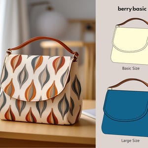 Powell Bag PDF Schnittmuster (2 Grössen) - Easy Sewing pattern
