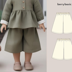 18&quot; Doll - Lottie Pants PDF Sewing Pattern (Made for American Girl, Fits Our Generation Too!)