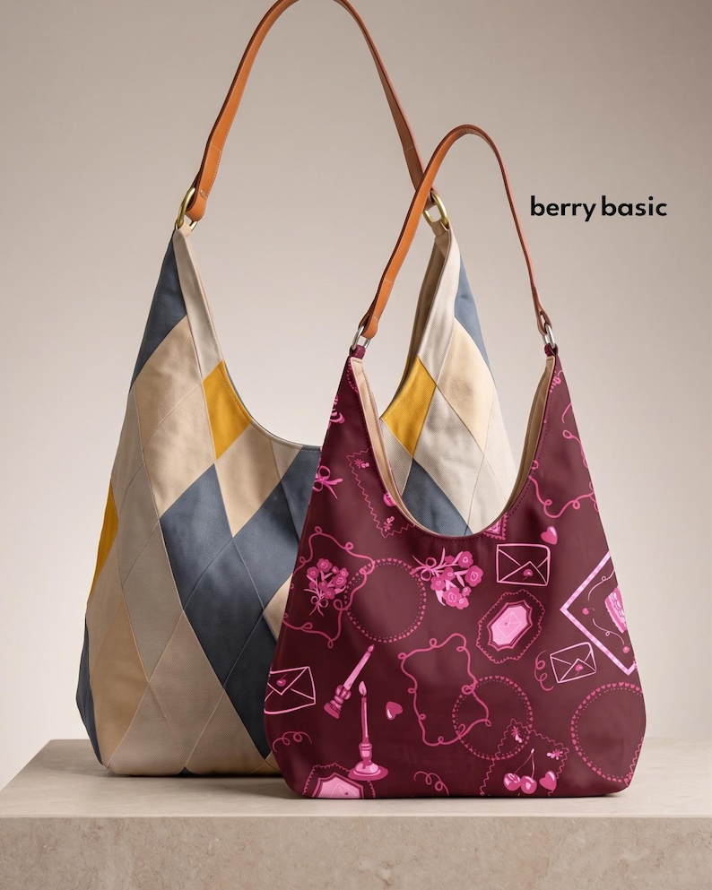 Aoife Hobo Bag Sewing Pattern PDF | Slouchy Shoulder Bag Tutorial ...
