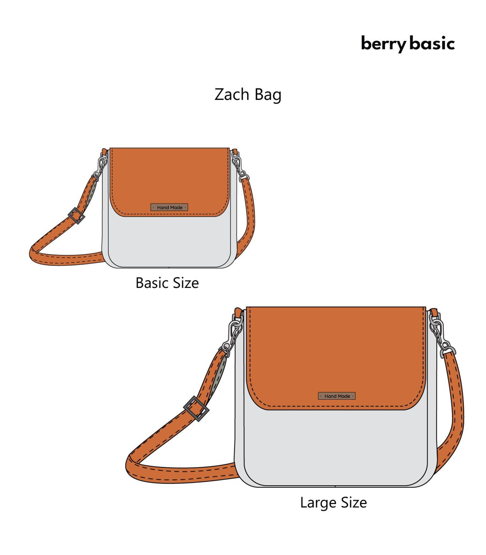 Zach Bag PDF PDF Sewing Pattern (2 Sizes) - Easy Sewing Pattern - Etsy