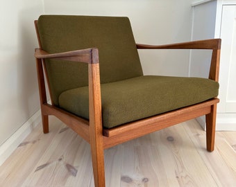 Teak Lounge Chair by Svante Skogh - Vintage Mid Century Modern Furniture Swedish Design Chair