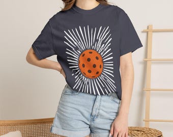 Retro Pickleball Shirt, Boho Pickleball Sun Graphic Tee, Vintage Summer Sport Shirt, Pickleball Player Gift