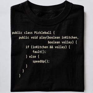 Pickleball-Programmierer-Shirt, lustiges Programmierer-T-Shirt für Entwickler