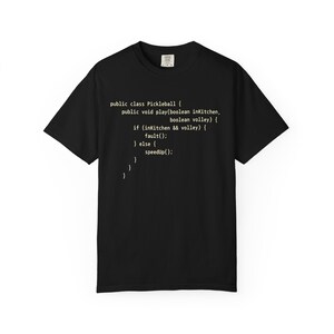 ピックルボールプログラマーシャツ、開発者向けのおもしろコーディングTシャツ 画像 8