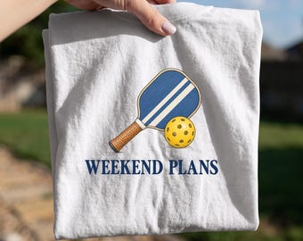 Pickleball Weekend Plans Shirt, Vintage Graphic Tee, Sporty Gift
