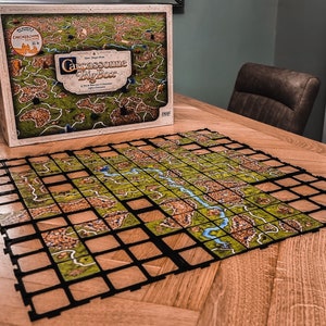 Carcassonne Tile Grids | (4x4) | Packs available of 1,10,15,20| With or without grid mount/support