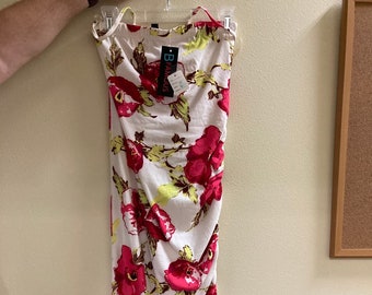 Women's White Floral Dress