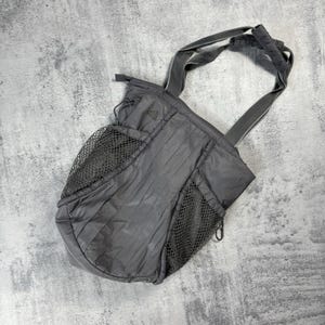 00s Adidas Streetwear Nylon Gray Bag One Size Unisex Y2K Gorpcore