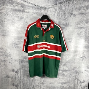 COTTON TRADERS Leicester Tigers Home L rugbyshirt Vauxhall-shirt 2001/2002