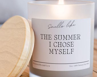 The Summer I Chose Myself The Summer I Turned Pretty Conrad Fischer Belly Conklin TSITP S3 Women over 30 Frosted Glass Candle Bookstagram