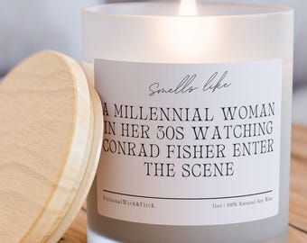 A Millennial Woman Watching Conrad Fisher Enter the Scene The Summer I Turned Pretty Belly Conklin TSITP S3 Women over 30 Candle Bookstagram