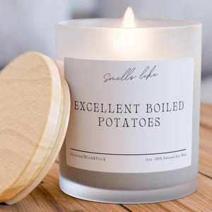 Excellent Boiled Potatoes Pride and Prejudice Literary Candle Regency Era Bookish Candle Period Drama Elizabeth Bennet MrCollins Jane Austen