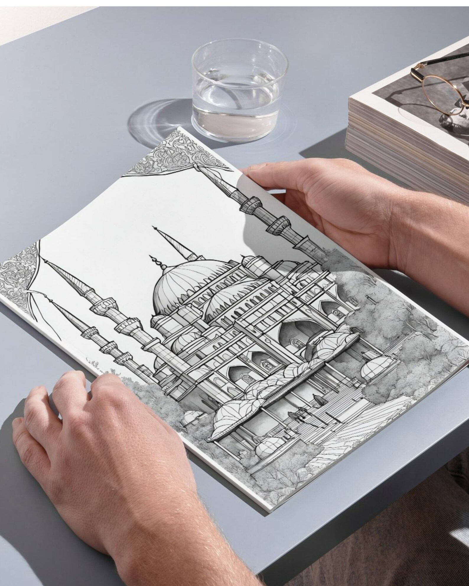 Islamic Mosque Coloring Pages | Islamic Art & Craft - Ramadan Activity ...
