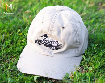 Gestickte Schwan Sommerkappe, Paar passende niedliche Ferienkappe, Schwan Design Baseball Camping Hut, leicht passen Snapback, Geschenk für Schwan Liebhaber