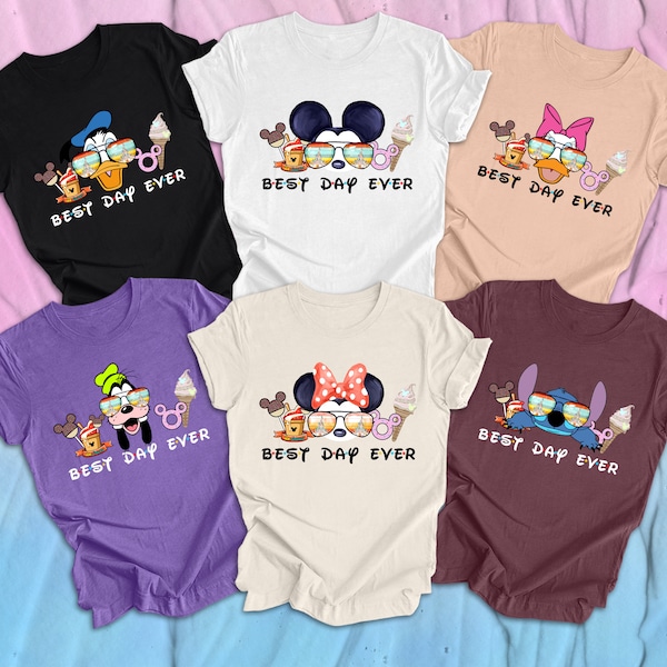 Disney Best Day Ever Shirt, Best Day Ever Shirt, Disney Shirt, Disney Snack Shirt, Disney Vacation Shirt, Disney Family Shirt, Disneyworld