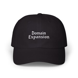 Domain Expansion - Jujutsu Kaisen Anime Dad Cap, Manga Lover Gift, Classic Dad Hat, Anime Fan Accessories, Gift for Him, Culture, Urban
