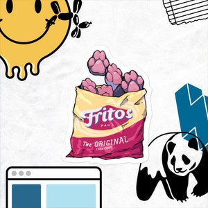 Frito Feet Sticker