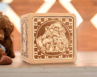 Kingdom Music Box - Dearly Beloved, Traverse Town - Kairi Riku Keyblade - Birthday Hearts Game Anniversary Gift for Him Son Boyfriend