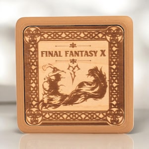 Final Fantasy X Music Box – Tap-to-Play | Iconic FFX Songs | Handmade Solid Wood Collectible Gift