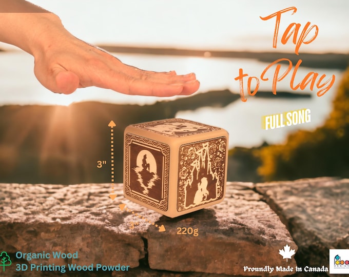 Custom Music Box with Tap-to-Play Function | Your Songs, Your Design, Your Style