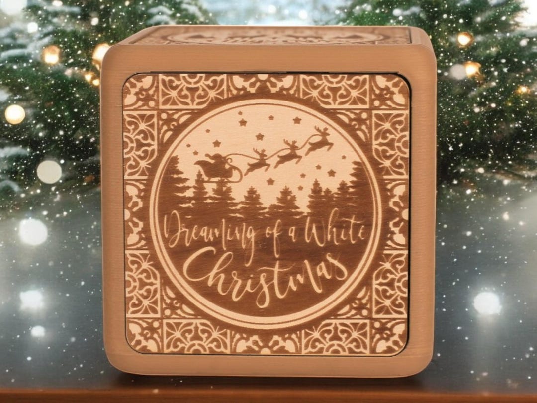 White Christmas Music Box Taptoplay Iconic Holiday Songs Unique