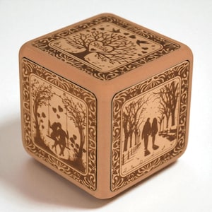 Tap-to-Play Love Song Music Box: Engraved Wooden Keepsake