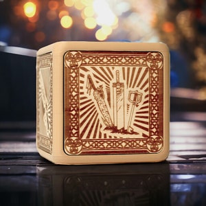 Game Music Box - F Fantasy - Birthday Game Anniversary Gift for Him Her Boyfriend - Tap to Play Songs, Yinyang Buster Brotherhood Swords