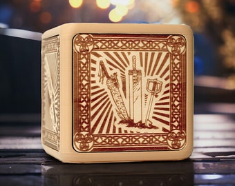 Game Music Box - F Fantasy - Birthday Game Anniversary Gift for Him Her Boyfriend - Tap to Play Songs, Yinyang Buster Brotherhood Swords