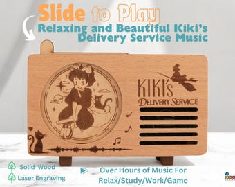 Kiki's Delivery Service Slide-to-Play Music Box | Studio Ghibli Gift