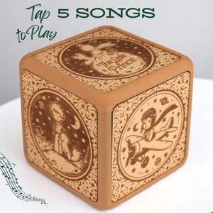 The Little Prince Music Box – Tap-to-Play with Iconic Movie Songs | Gift for Book Lovers & Dreamers