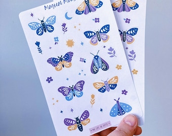 Magical Moths Sticker Sheet