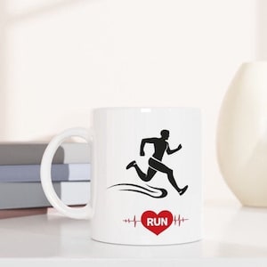 Runner cup running leisure mug race sport jogging cup movement running love hobby running running shoes run runner&#39;s heart