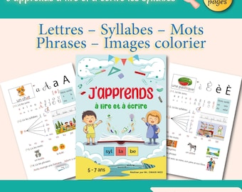J’apprends à lire et écrire les syllabes