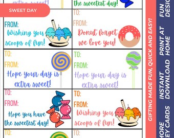 Geburtstag Geschenkanhänger - Printable (Digitaler Download)