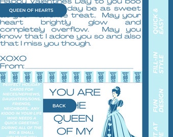 Valentinstag Fill-in-the-Blank Karte - Printable (Digitaler Download)