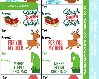 Geschenkanhänger Weihnachten