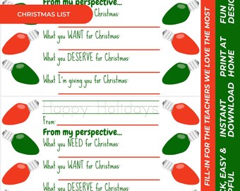 Lehrerin Urlaub Fill-in-the-Blank Geschenk Personalisiert (Digitaler Download)