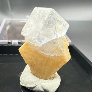 Naica mine Fluorite on calcite. From closed mine in Mexico. Rocks Minerals Crystals and Specimens.