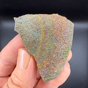 Sparkling rainbow pyrite from Russia. Natural colorful sparkly pyrite nodule specimen. Rocks Minerals Crystals