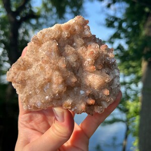 Calcite with Hematite from China . Rocks Minerals Crystals